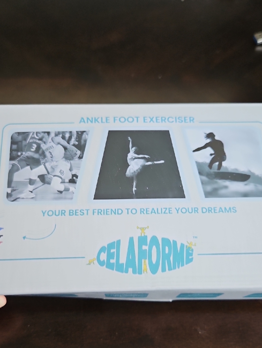 CelaForme Ankle Foot Exerciser - Light Blue/White